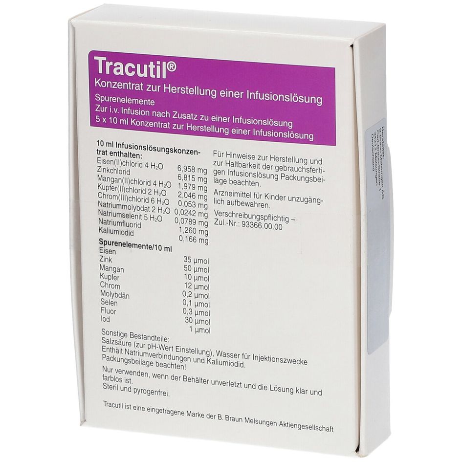 TRACUTIL sol perf 5 amp 10 ml