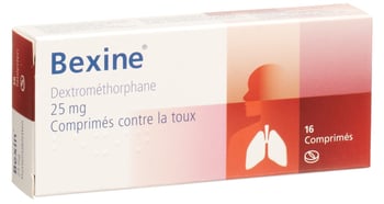 BEXINE comprimés contre la toux 25 mg 16 pce