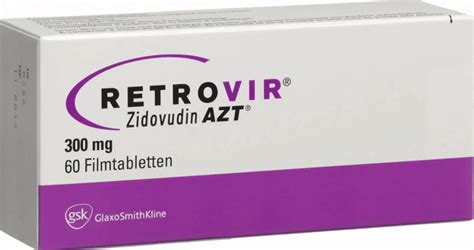 RETROVIR AZT sol perf 200 mg/20ml 5 amp 20 ml