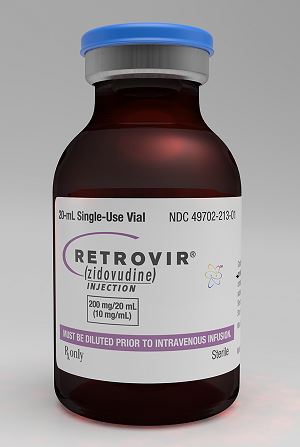 RETROVIR AZT sol perf 200 mg/20ml 5 amp 20 ml