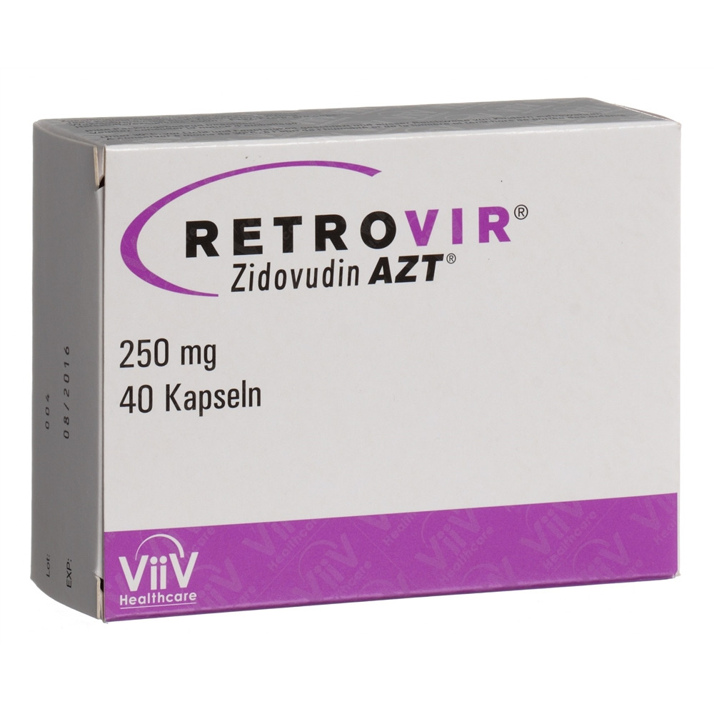 RETROVIR AZT caps 250 mg 40 pce