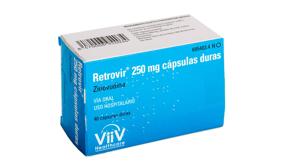 RETROVIR AZT caps 250 mg 40 pce