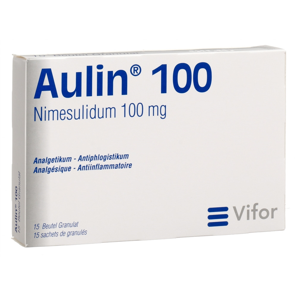 AULIN gran 100 mg sach 15 pce