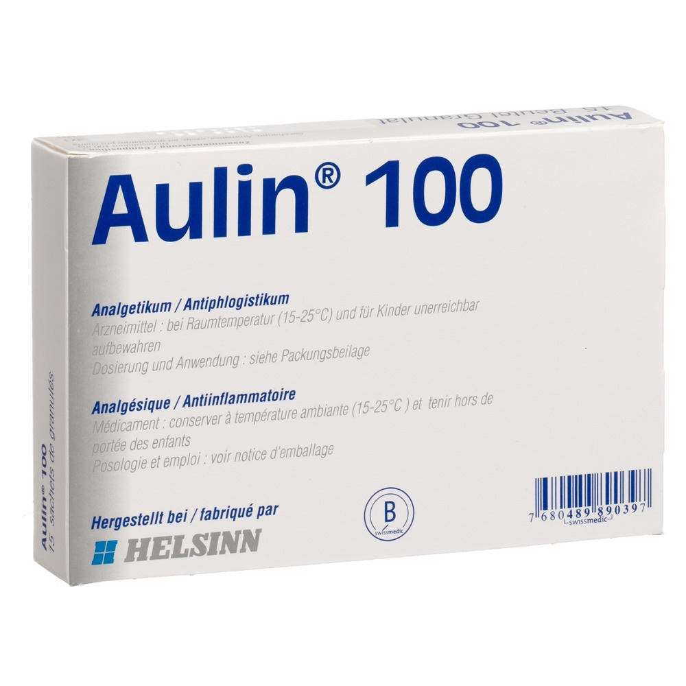 AULIN 100 mg gran 15 sach