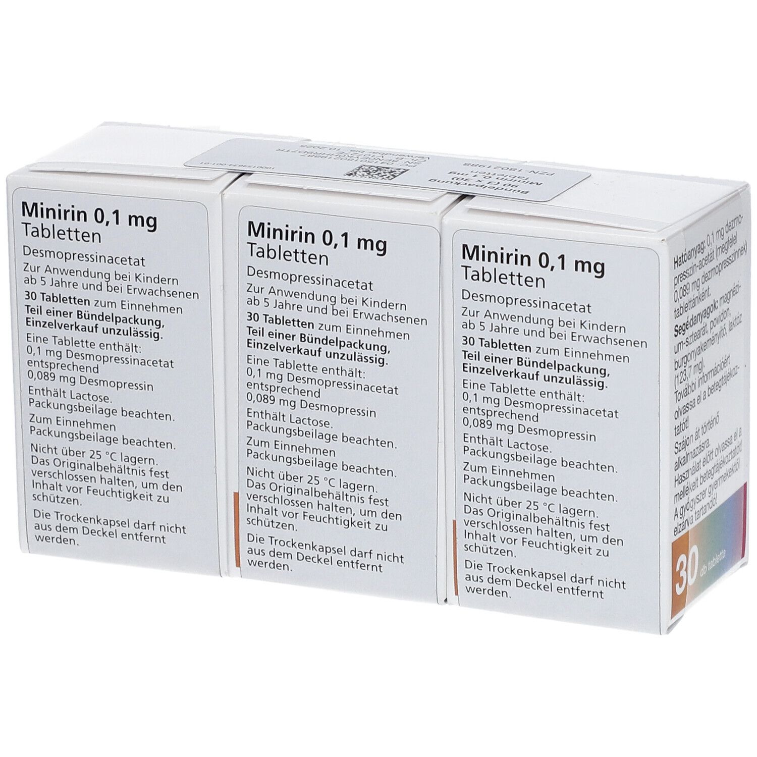 MINIRIN cpr 0.1 mg bte 90 pce