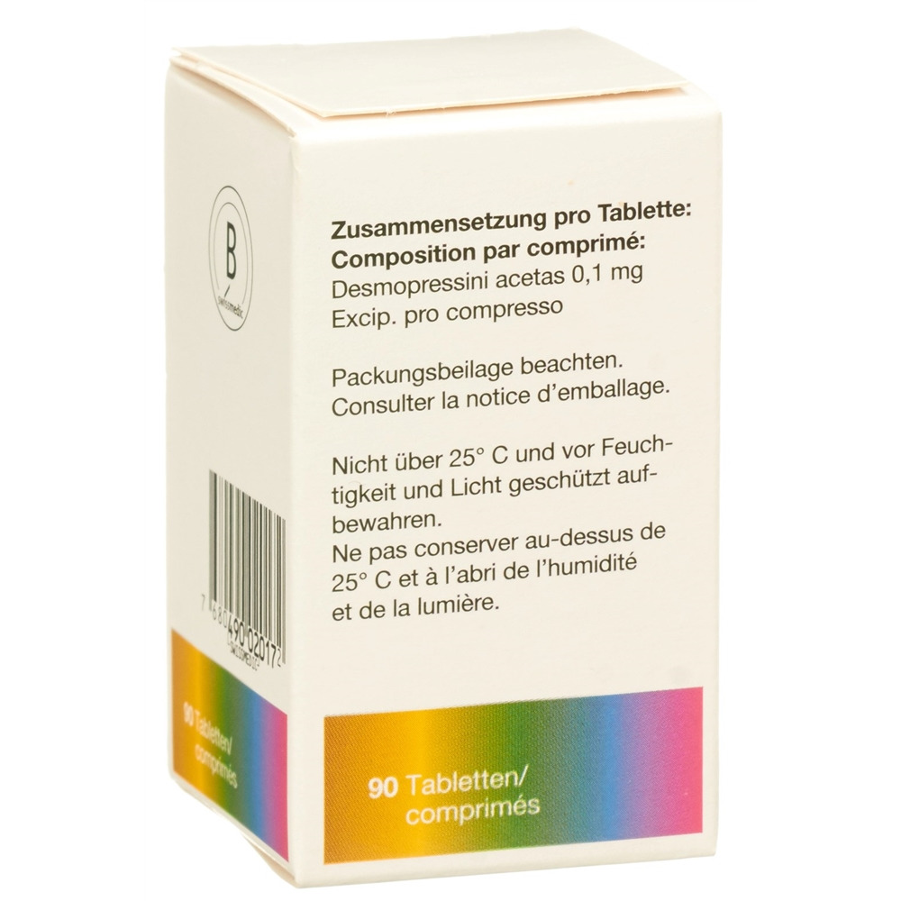 MINIRIN cpr 0.1 mg bte 90 pce