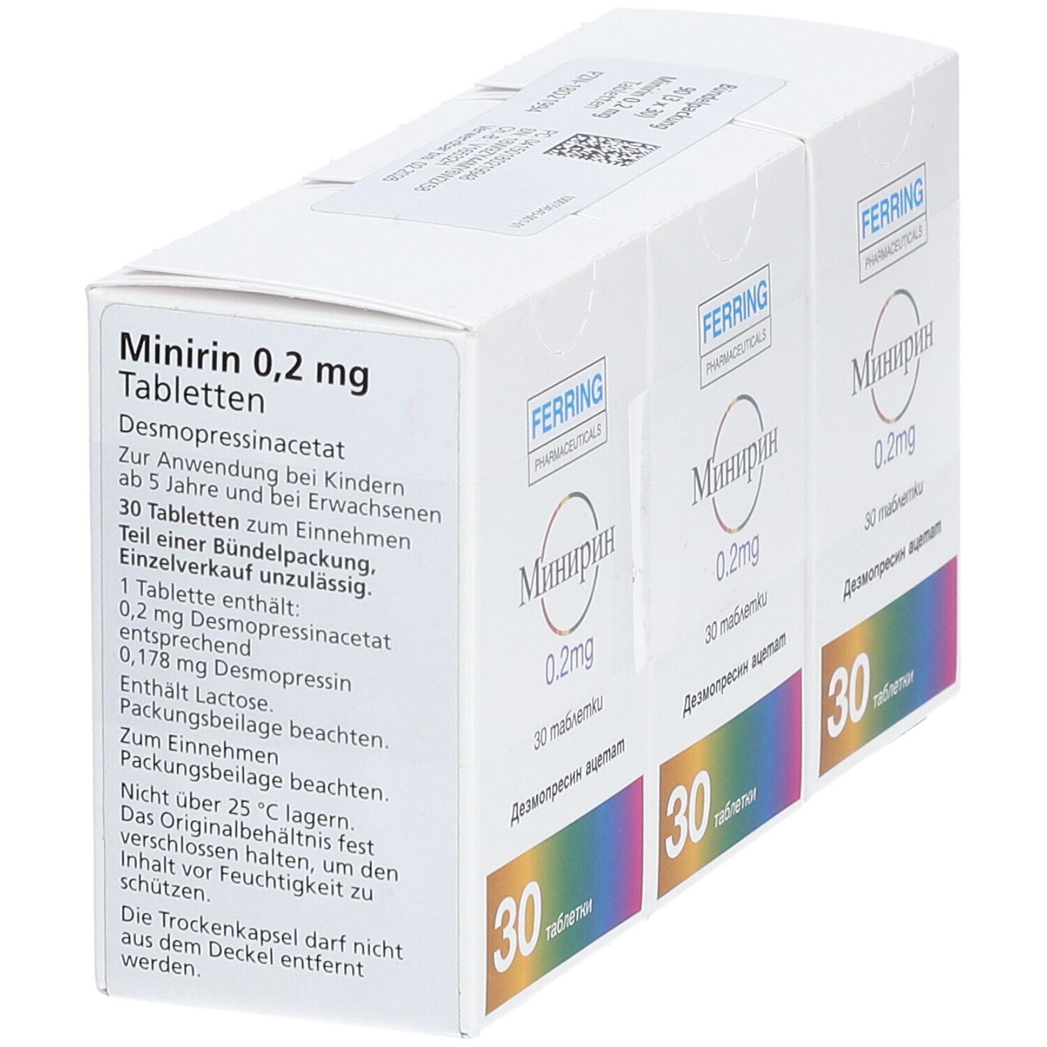 MINIRIN cpr 0.2 mg bte 90 pce