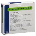 INSULINE Insulatard HM Penfill 5 cartouche 3 ml