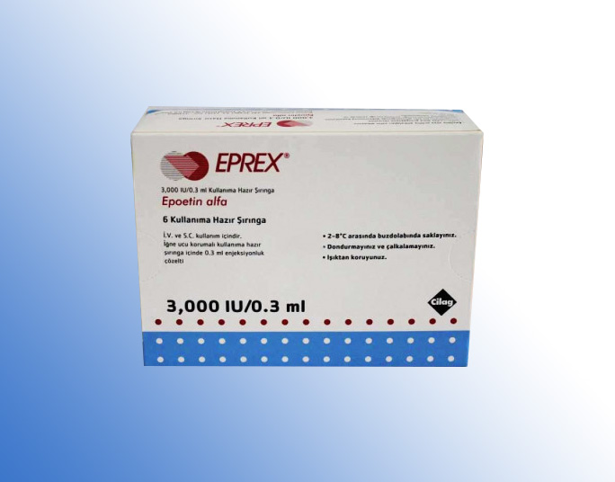 EPREX 3000 UI/0.3ml (Protecs) 6 ser pré 0.3 ml