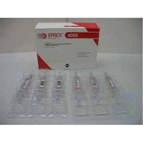 EPREX 4000 UI/0.4ml (Protecs) 6 ser pré 0.4 ml