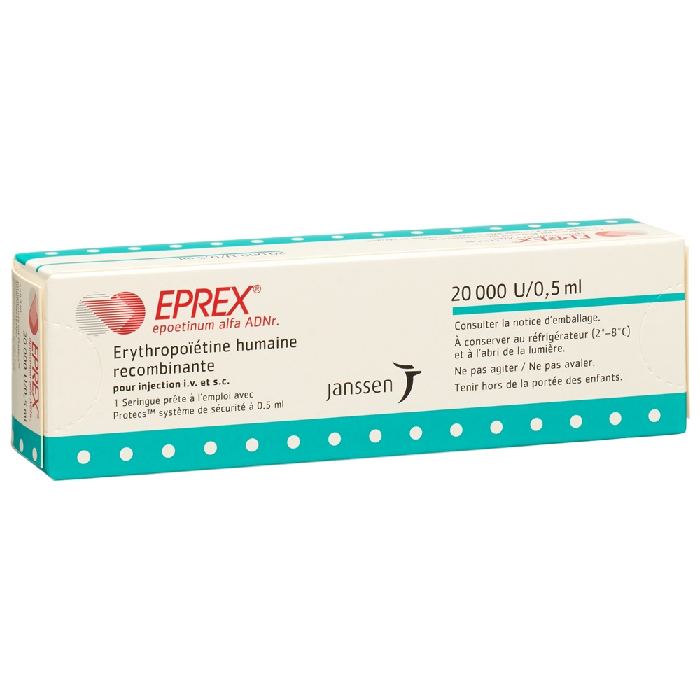 EPREX 20000 UI/0.5ml (Protecs) ser pré 0.5 ml