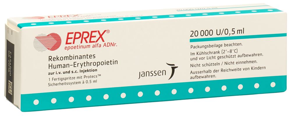 EPREX 20000 UI/0.5ml (Protecs) ser pré 0.5 ml