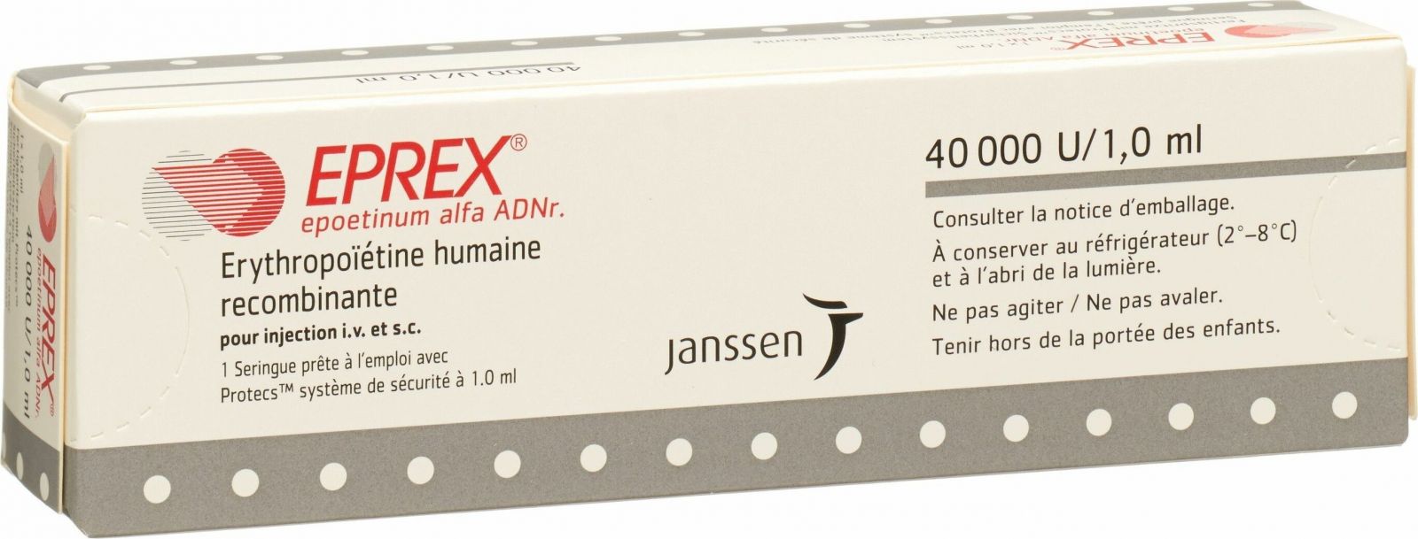EPREX 40000 UI/ml (Protecs) ser pré 1 ml