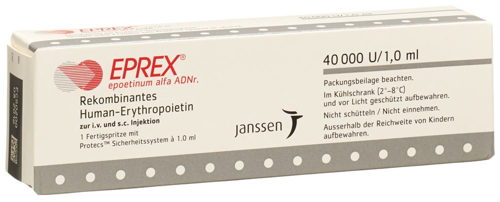 EPREX 40000 UI/ml (Protecs) ser pré 1 ml