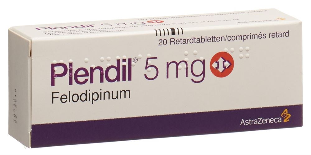 PLENDIL cpr ret 5 mg 20 pce