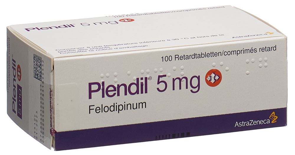 PLENDIL cpr ret 5 mg 100 pce