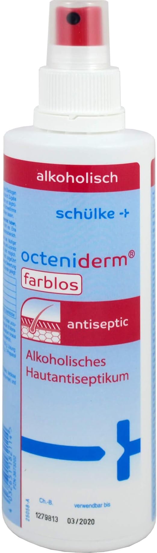 OCTENIDERM sol incolore avec couvercle fl 250 ml