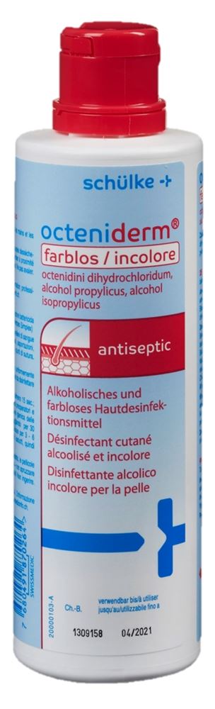 OCTENIDERM INCOLORE solution bouteille 250 ml
