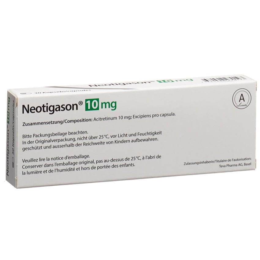 NEOTIGASON caps 10 mg 30 pce