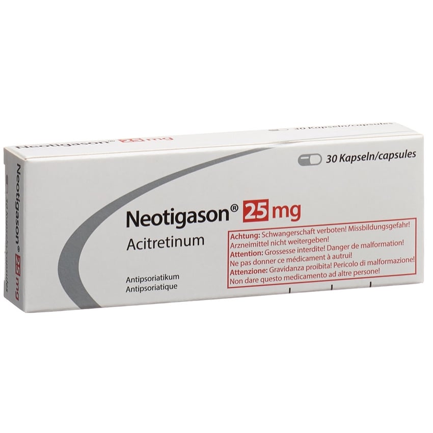NEOTIGASON caps 25 mg 30 pce