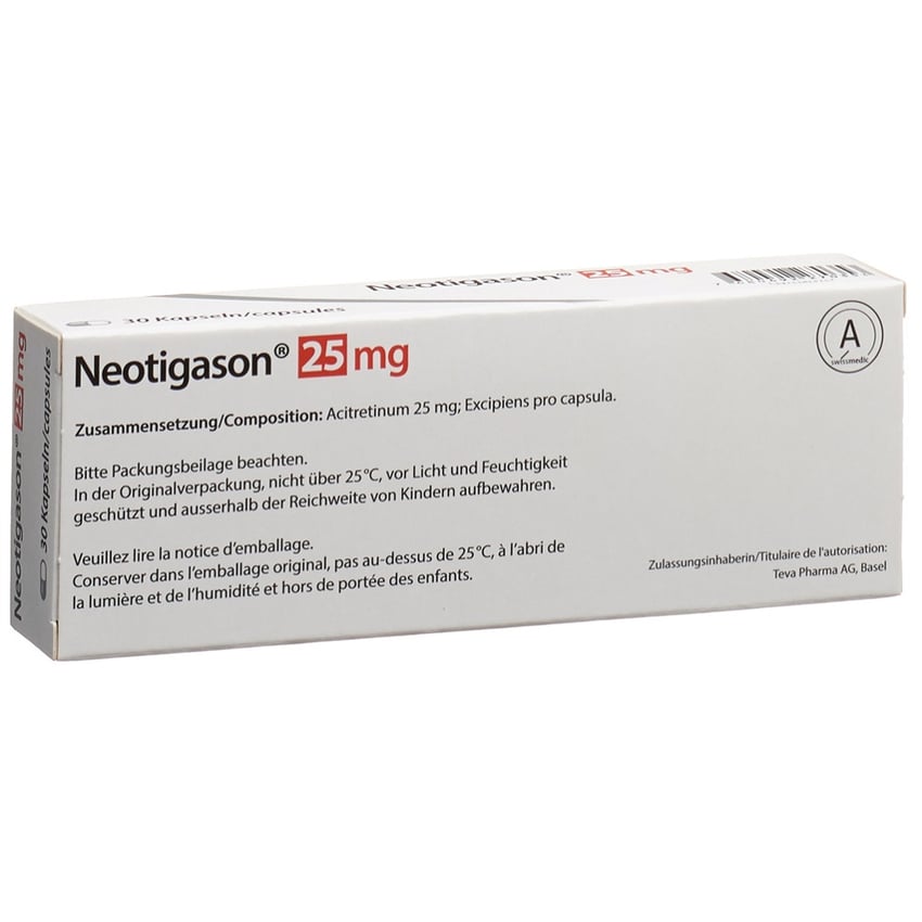 NEOTIGASON caps 25 mg 30 pce