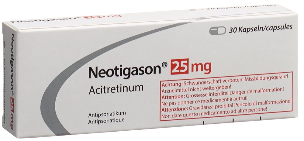 Neotigason 25 mg, Hartkapseln
