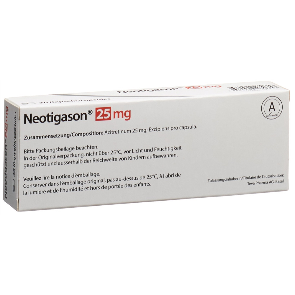 Neotigason 25 mg, Hartkapseln