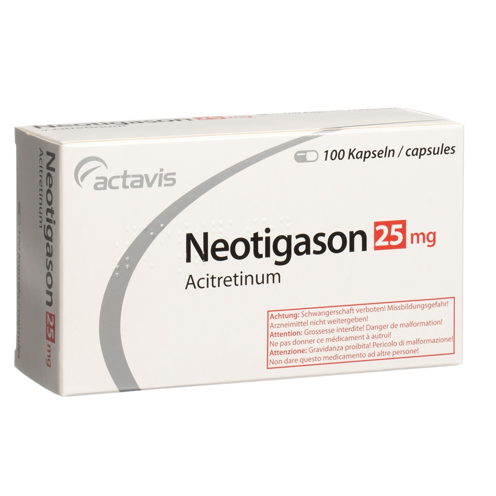 NEOTIGASON caps 25 mg 100 pce