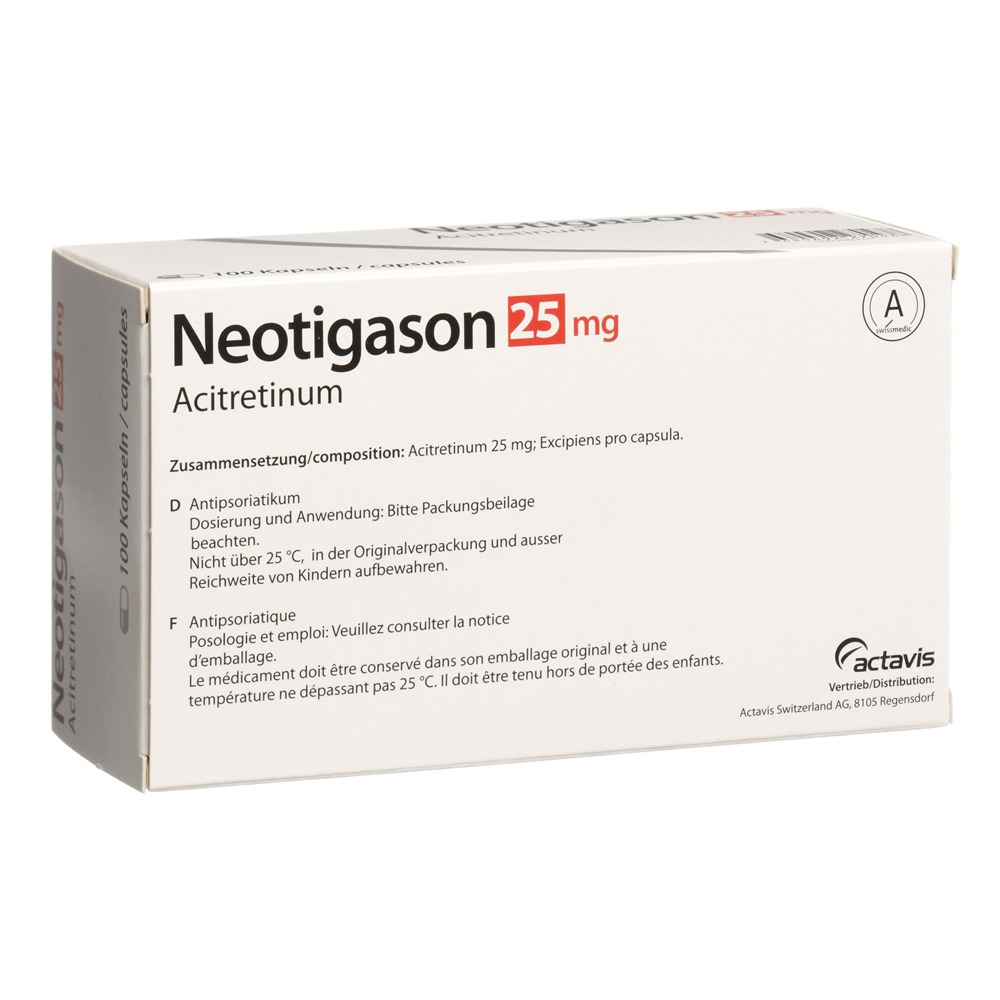 NEOTIGASON caps 25 mg 100 pce