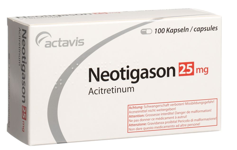 NEOTIGASON caps 25 mg 100 pce