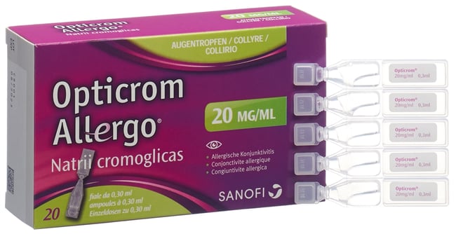 OPTICROM ALLERGO gtt opht 20 monodos 0.3 ml