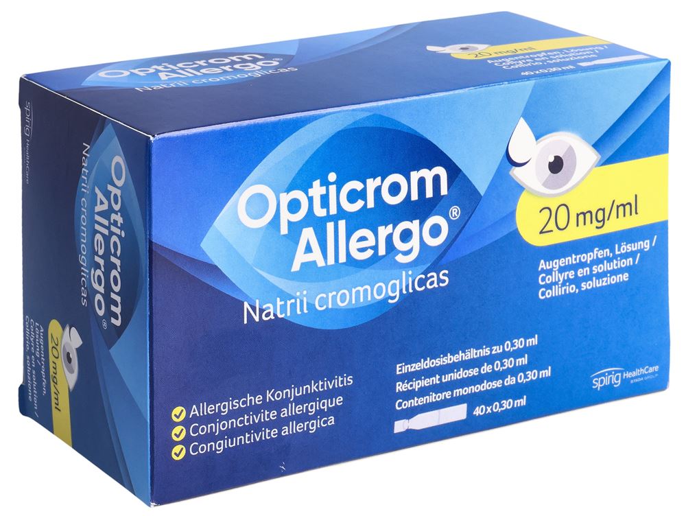 OPTICROM ALLERGO gtt opht 40 monodos 0.3 ml
