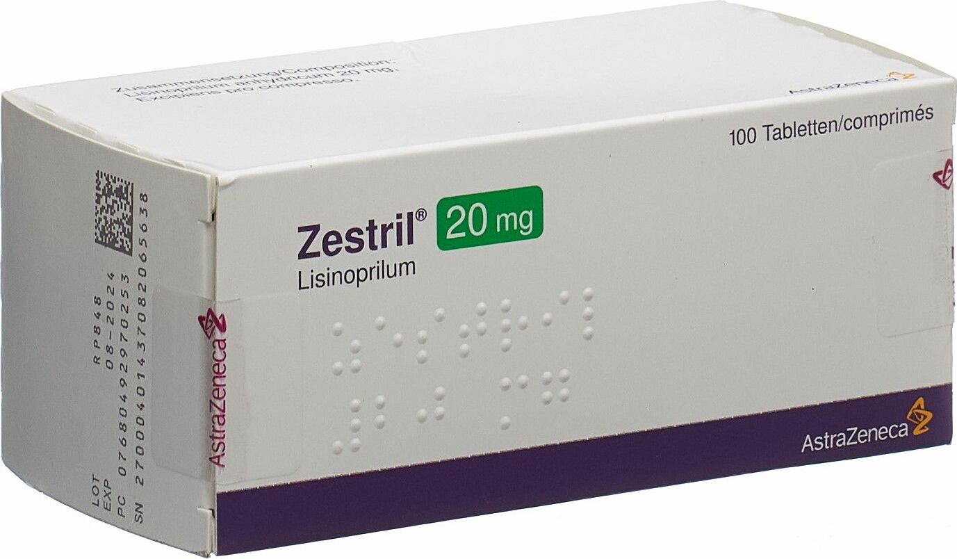 ZESTRIL cpr 20 mg 100 pce