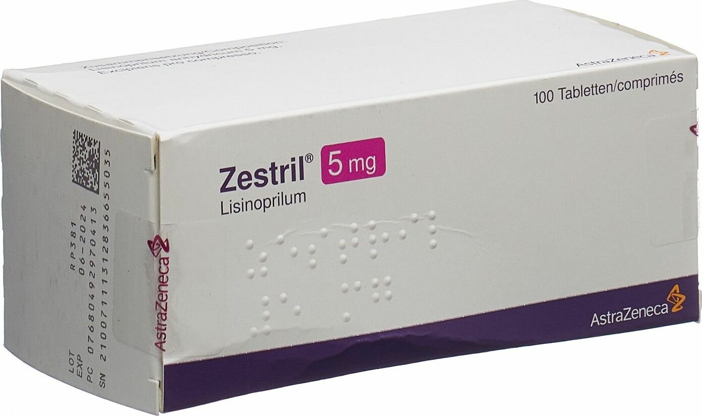 ZESTRIL cpr 5 mg 100 pce