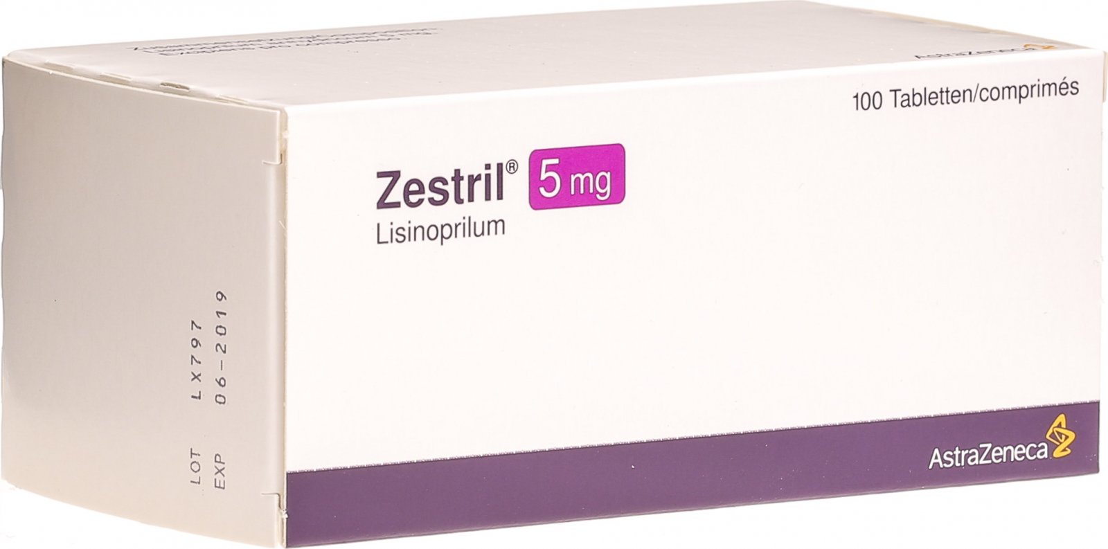 ZESTRIL cpr 5 mg 100 pce