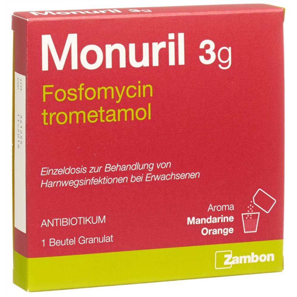 Monuril 3 g, granulato per soluzione orale in bustina