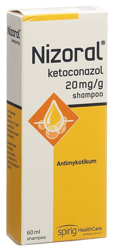 NIZORAL shampooing 20 mg/g fl 60 ml