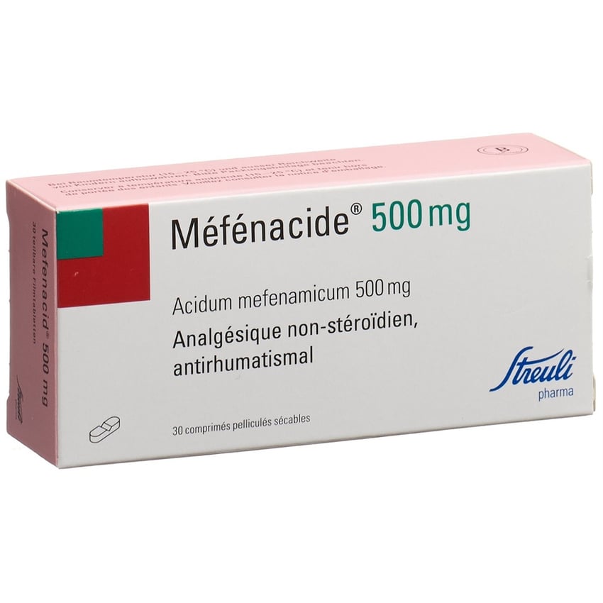 MEFENACIDE cpr pell 500 mg sécables 5 x 100 pce