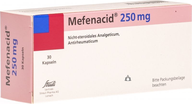 Mefenacide, caps 250 mg , 100 pce