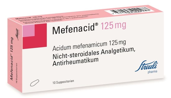 MEFENACIDE supp 125 mg 10 pce
