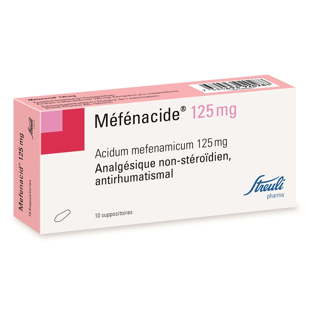 MEFENACIDE supp 125 mg 10 pce