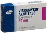 VIBRAMYCINE Acné cpr 50 mg 28 pce