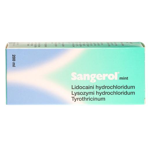 SANGEROL collutoire mint s sucre fl 200 ml