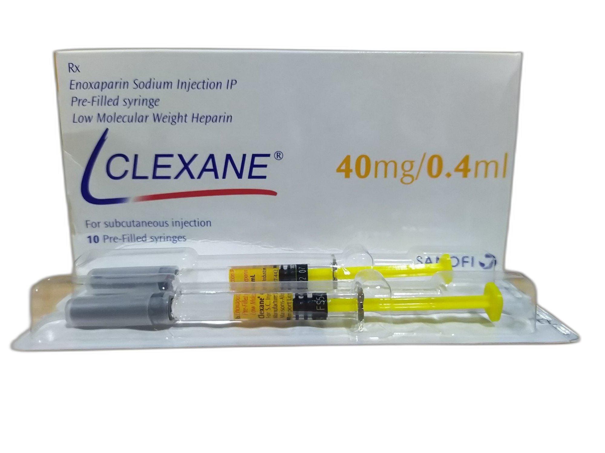 CLEXANE sol inj 40 mg/0.4ml 50 ser pré 0.4 ml