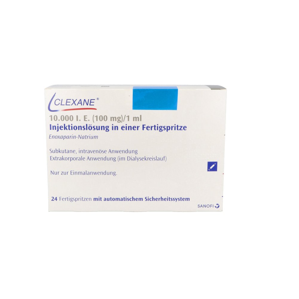CLEXANE sol inj 100 mg/ml 10 ser pré 1 ml