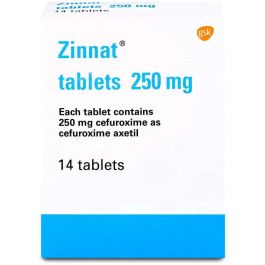 ZINAT cpr pell 250 mg 14 pce
