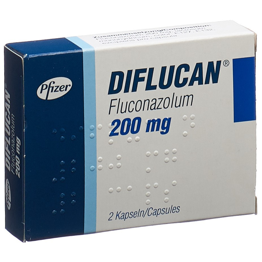 DIFLUCAN caps 200 mg 2 pce