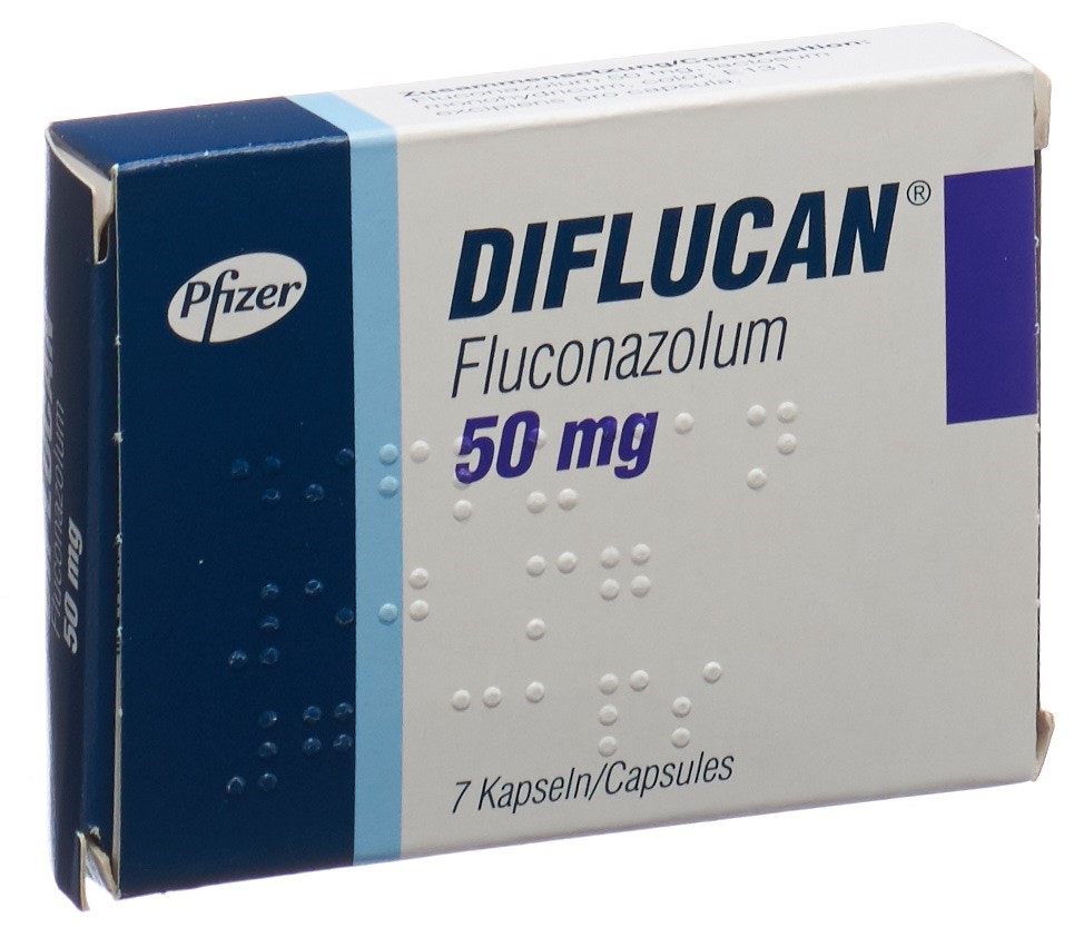 DIFLUCAN caps 50 mg 7 pce