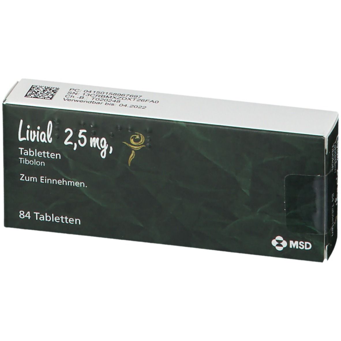 LIVIAL cpr 2.5 mg 28 pce