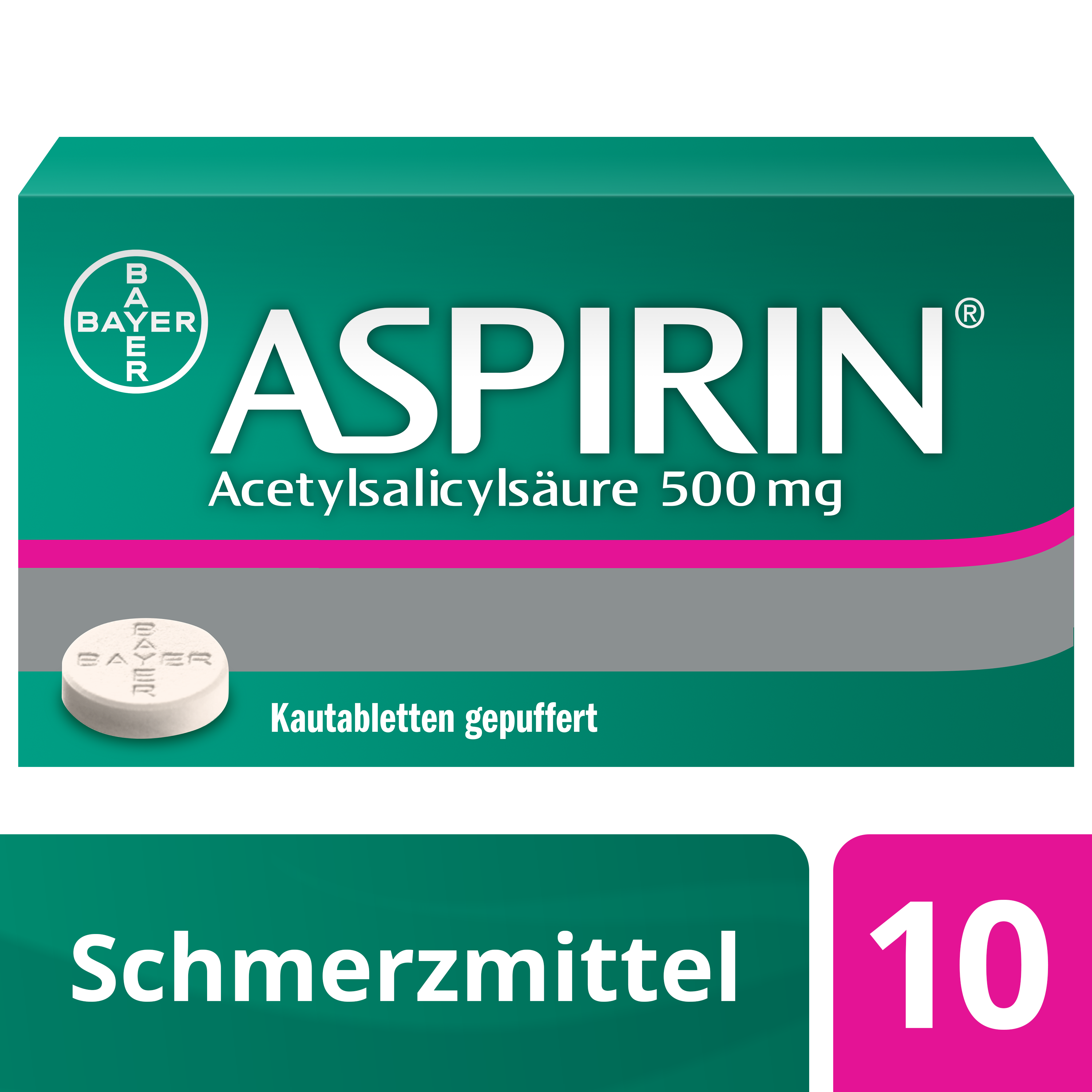 ASPIRINE cpr croquer 500 mg 10 pce